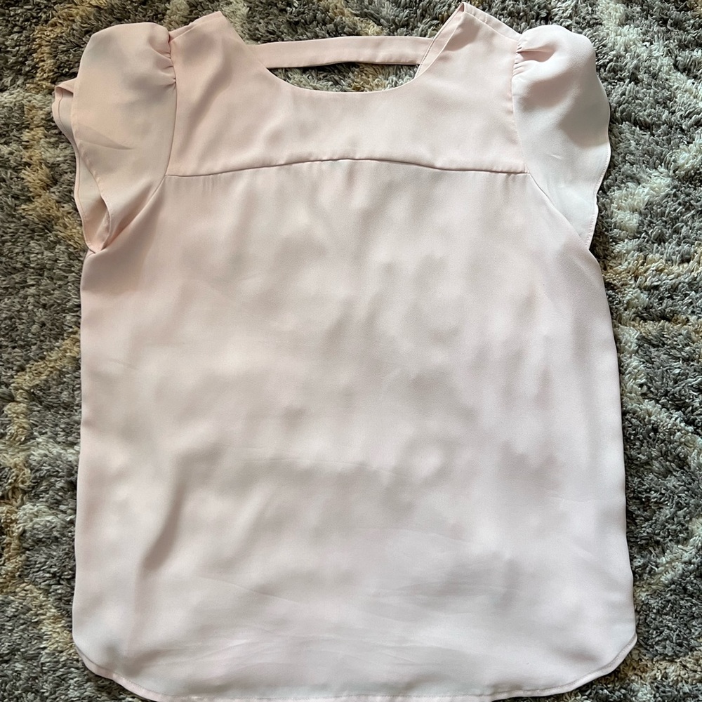 Cap sleeve dress shirt from LOFT.